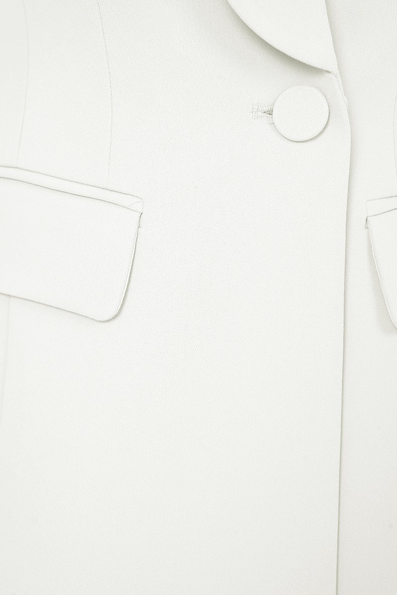 Michelle Tailored Blazer in Iconic White