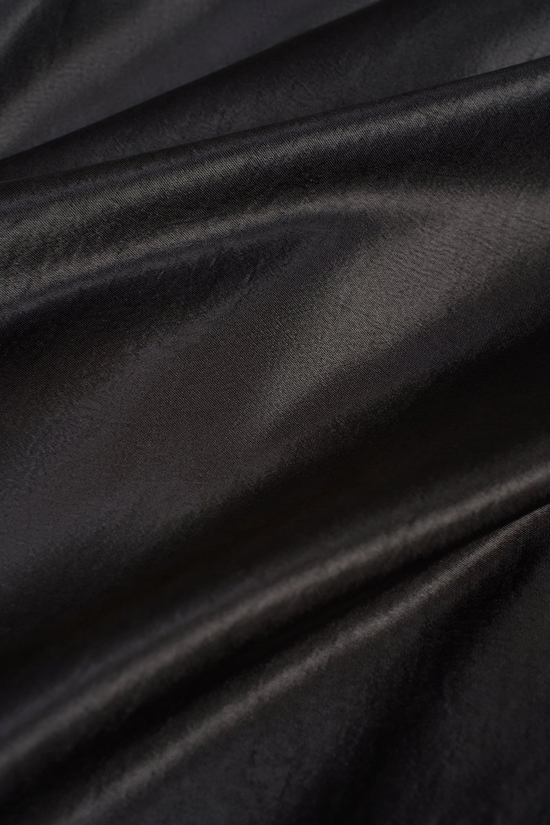 Alethea Slip Mermaid Maxi Skirt in Classic Black