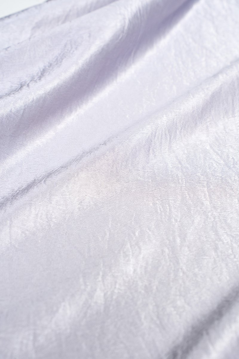 Alethea Slip Mermaid Maxi Skirt in Icy Lavender Fog