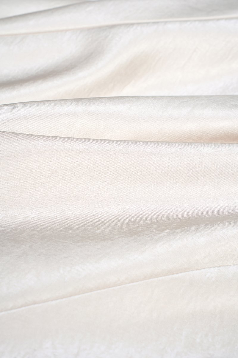 Alethea Slip Mermaid Maxi Skirt in Pearl