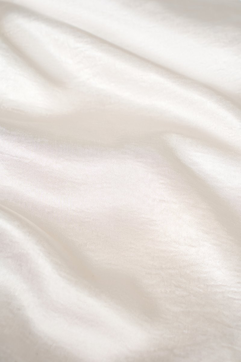 Alethea Tube Top with Organdy Cape in Pearl