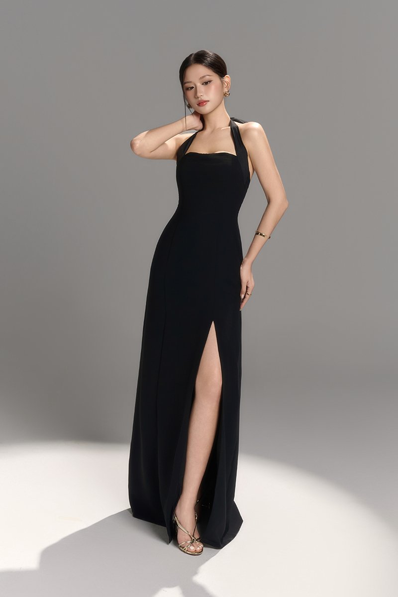 Liv Halter Maxi Dress in Classic Black