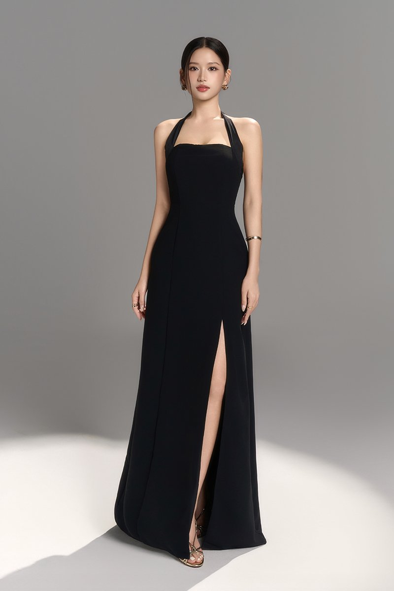Liv Halter Maxi Dress in Classic Black