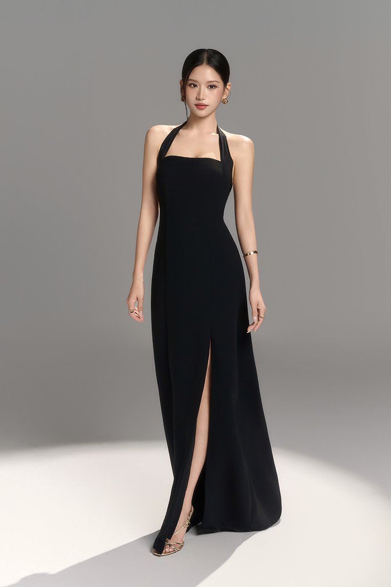 Liv Halter Maxi Dress in Classic Black