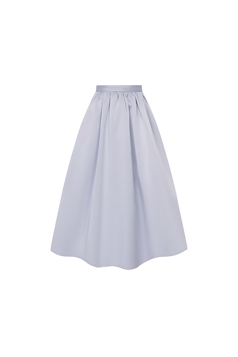 Lumira Midi Skirt in Icy Blue