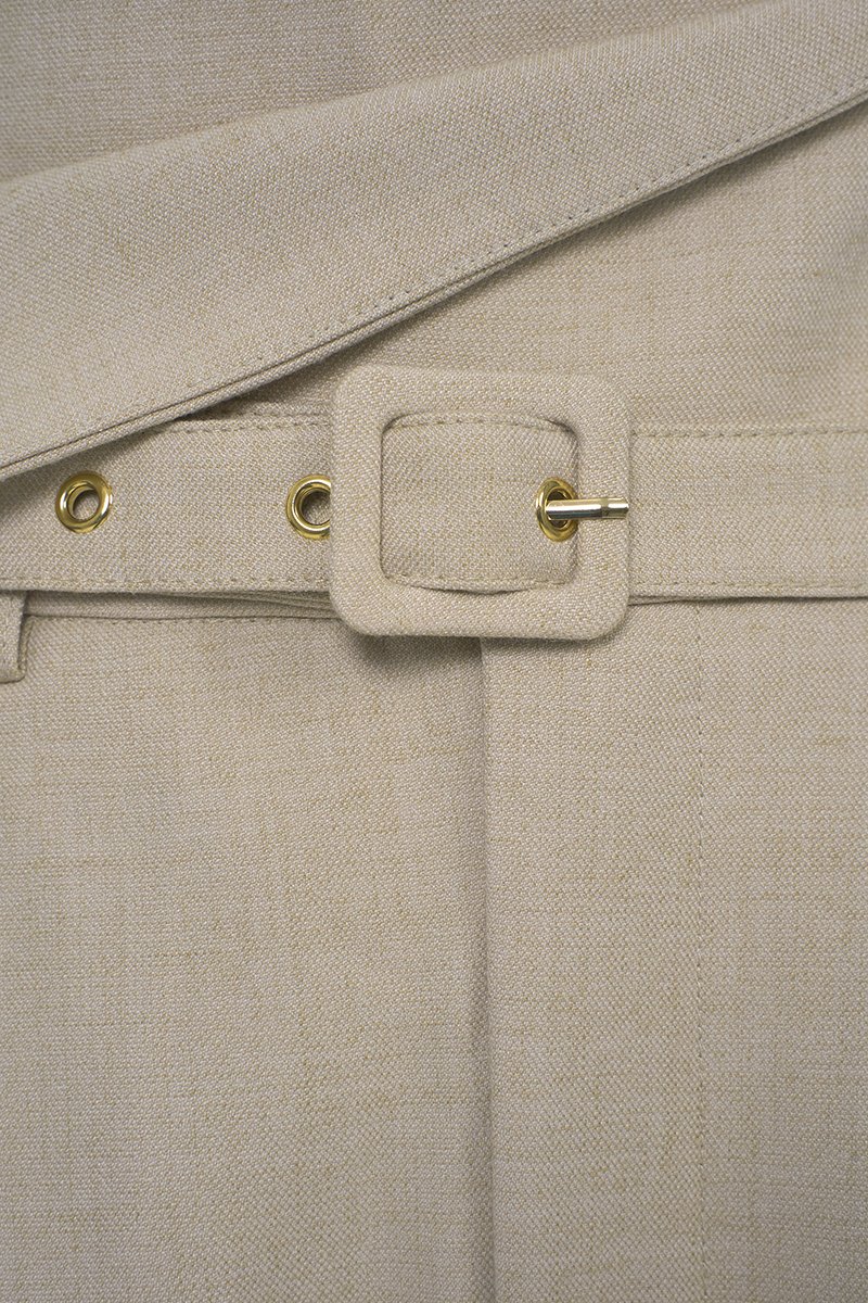 Parker 2-Way High Waist Pants in Wheat