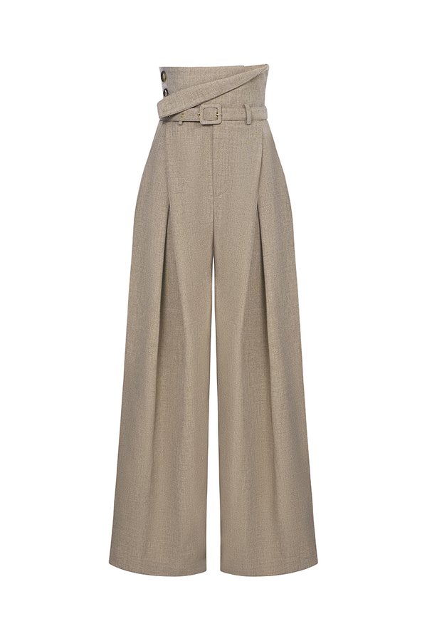 Parker 2-Way High Waist Pants in Light Mocha