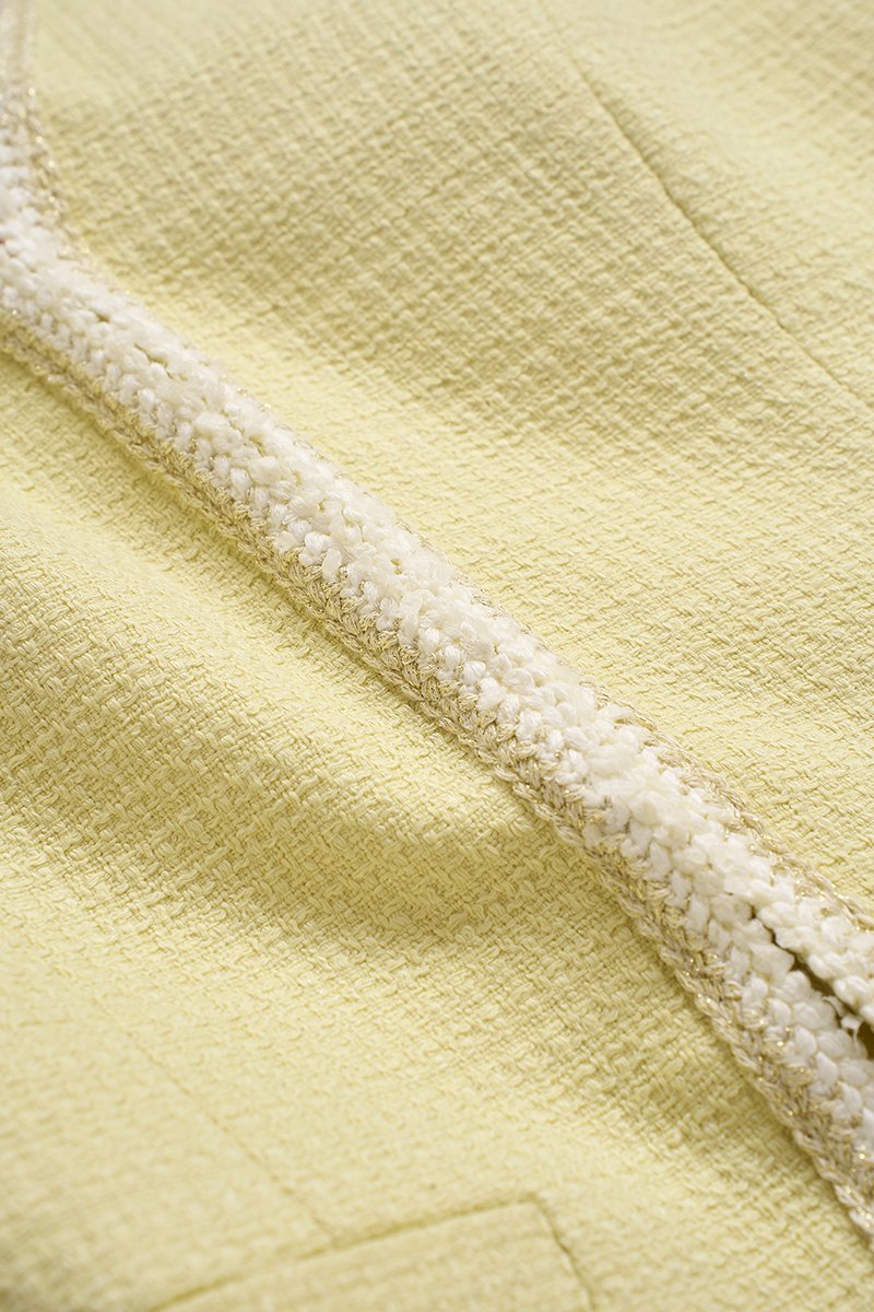 Irene V-Neckline Tailored Vest in Limonelle