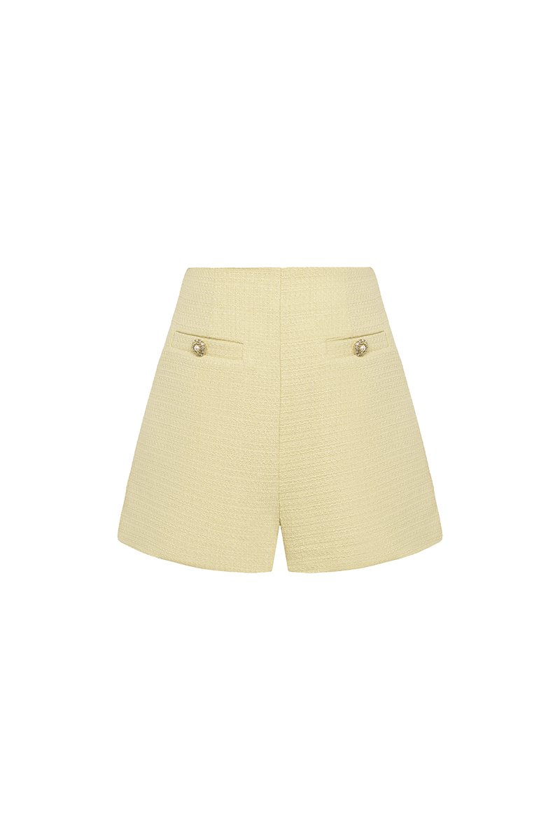 Leonor High Waist Shorts in Limonelle