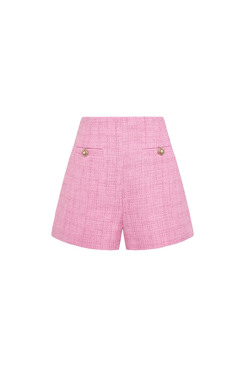 Leonor High Waist Shorts in Rosette