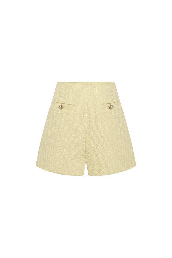 Leonor High Waist Shorts in Limonelle