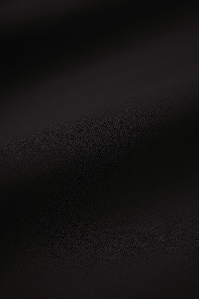 Ad&egrave;le Padded Column Dress in Classic Black