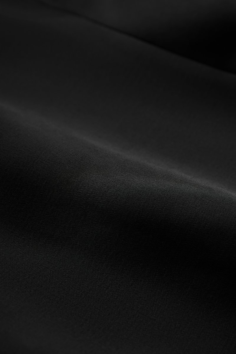 Blanche Padded Bow Straps Mini Dress in Classic Black