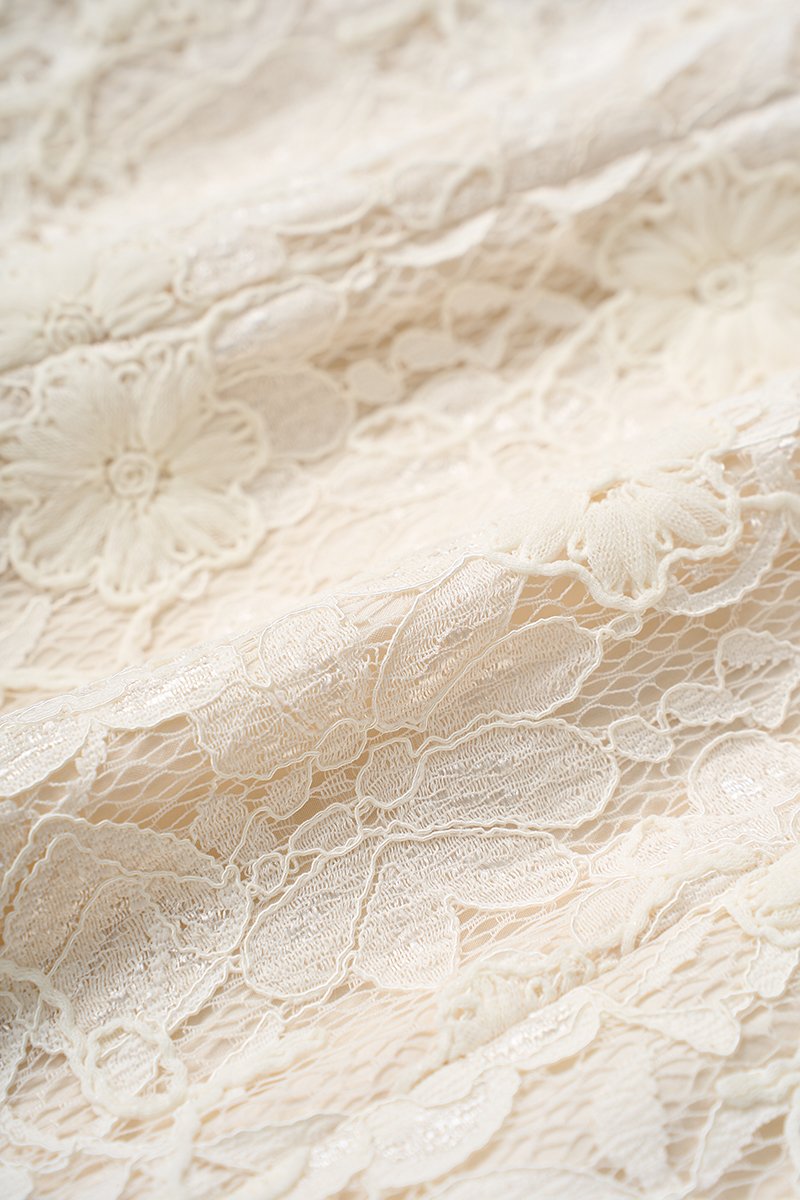 Charl&eacute;ne Open Back Mini Dress in Cream