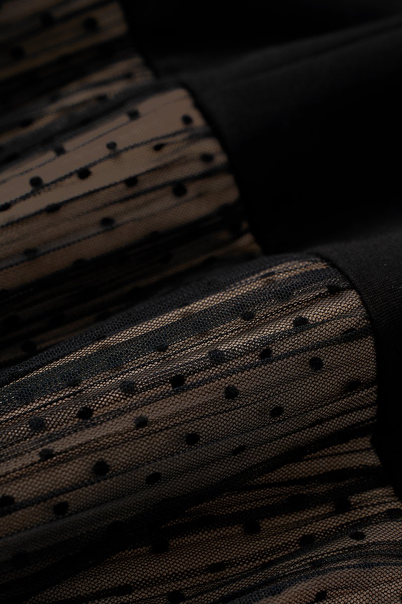 Marienne Padded Halter Pencil Dress in Classic Black