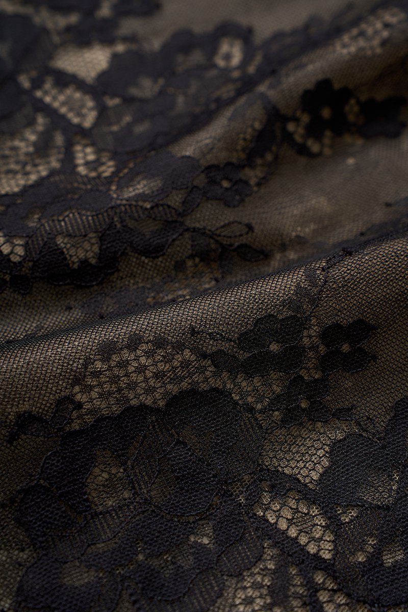 Morgan Lace Top in Classic Black