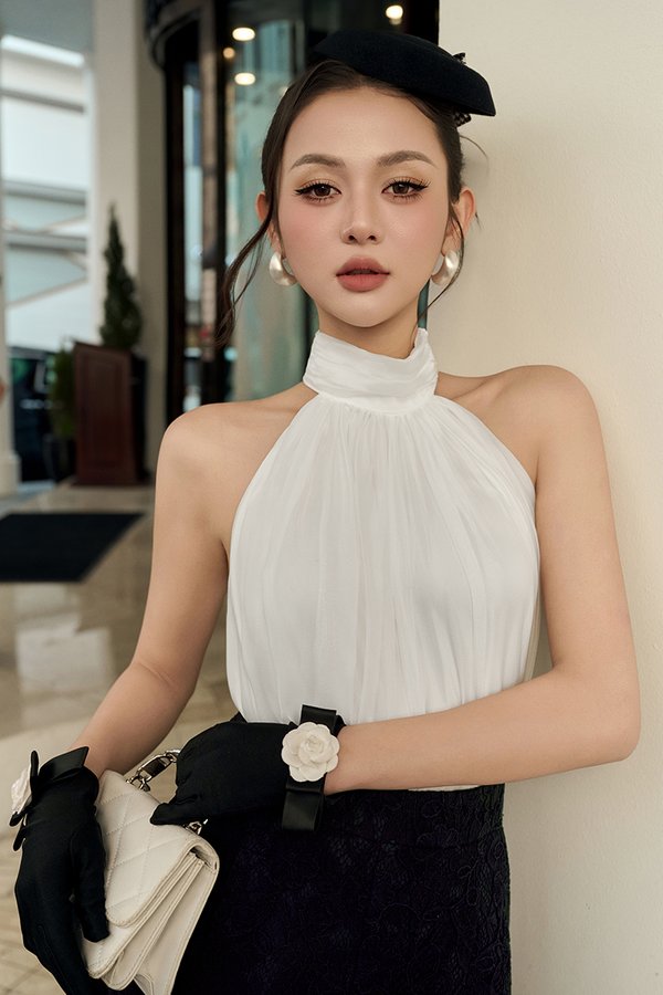 Melissa Halter Top in Iconic White