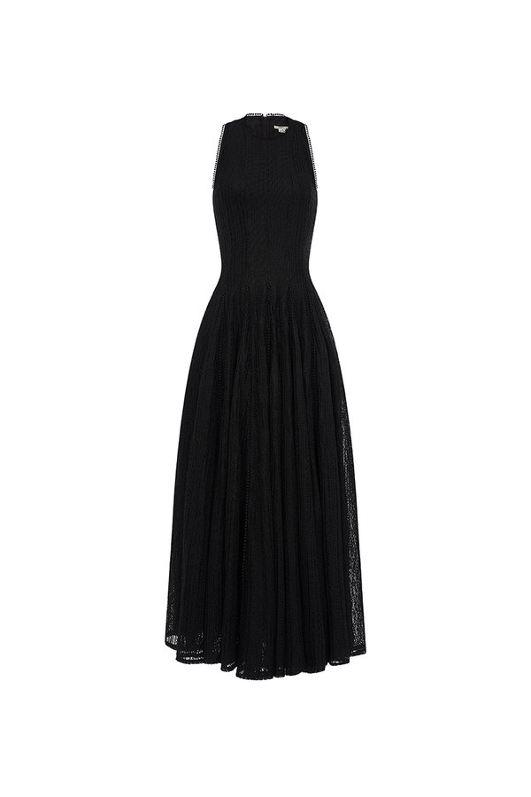 Thea Gusset Maxi Dress in Classic Black