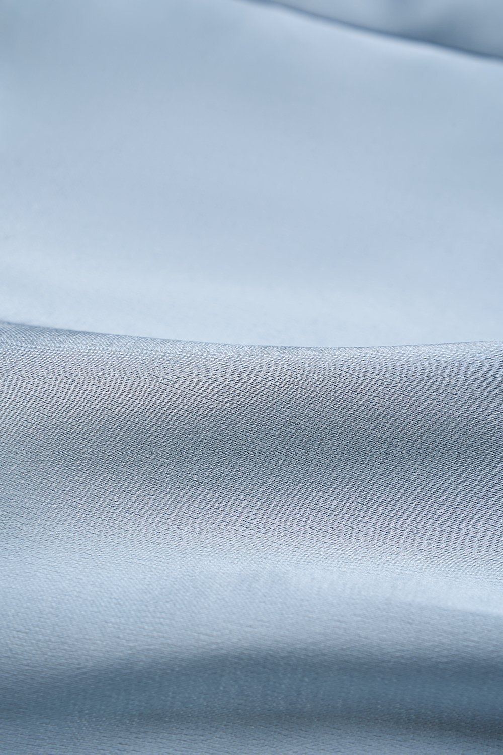 Aviva Sateen Pleated High Waist Shorts in Pastel Blue