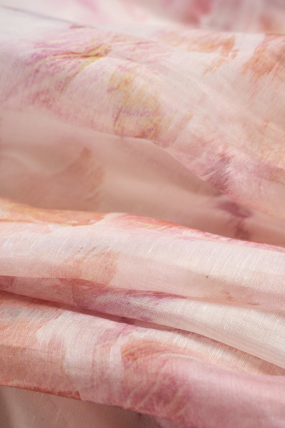 Calypso High Waist Midi Skirt in Feather Pink Po&eacute;me