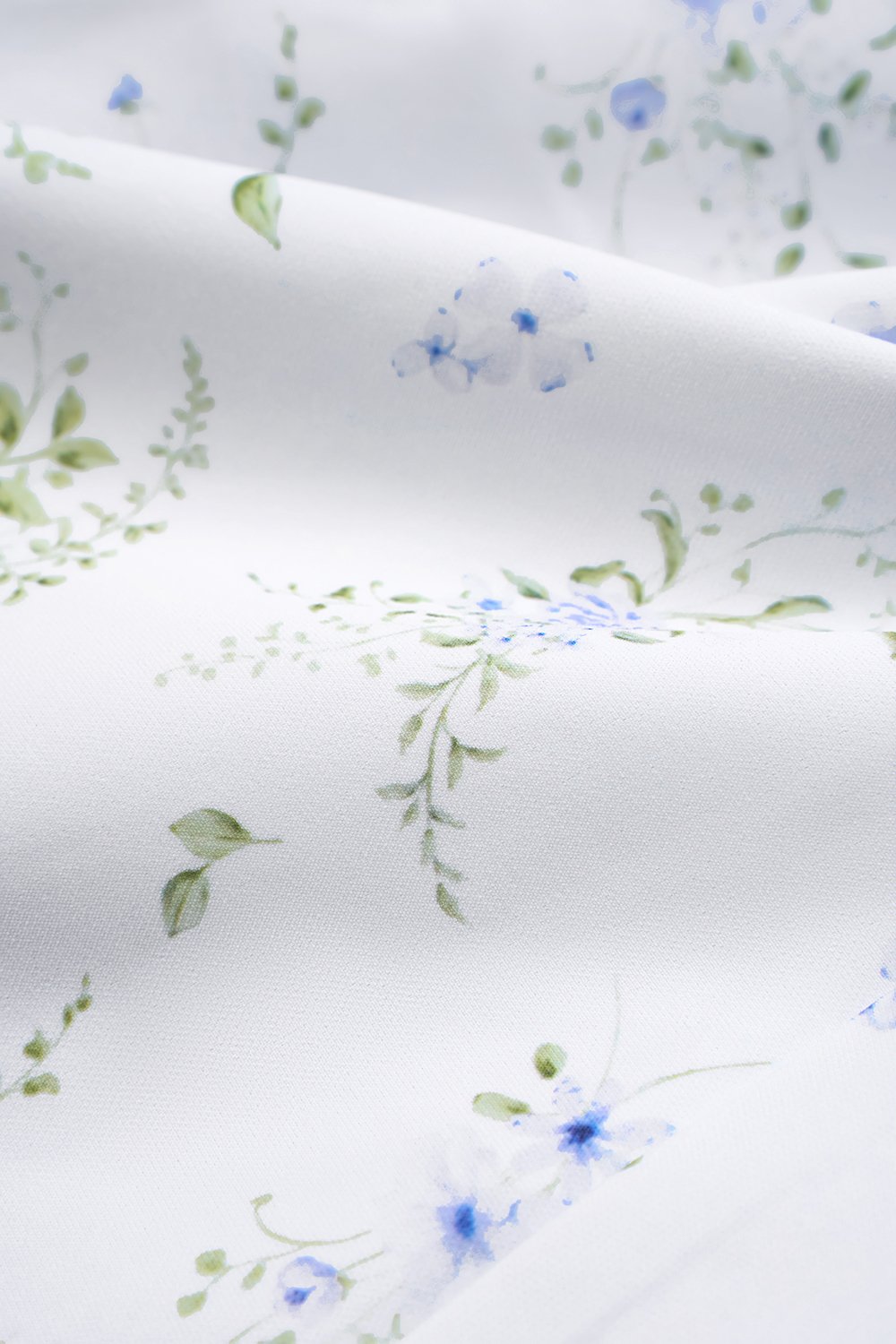 Everlee Padded Movement Maxi Mermaid Dress in Blue Blooming Bunches