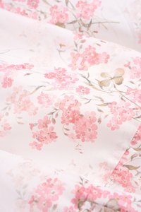 Belle Removable Ribbon Straps Bustier Tiered Maxi Dress in Fleurison Ros&eacute;e