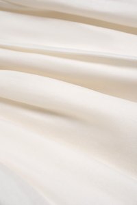 Cosette Billowy Sleeves Ruched Waist Tiered Mini Dress in Ivory