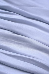 Cosette Billowy Sleeves Ruched Waist Tiered Mini Dress in Pale Blue