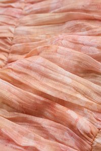 Eve Padded Off Shoulder Blouson in Mandarin Whisperveil