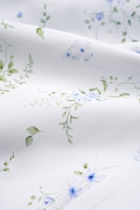 Everlee Padded Movement Maxi Mermaid Dress in Blue Blooming Bunches