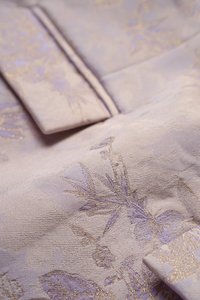 Kara Padded Jacquard Mini Dress in Lilac Petal Mirage