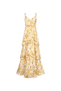 Lira V-neckline Cut Out Maxi Dress in Sunveil Bloom