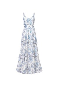 Lira V-neckline Cut Out Maxi Dress in Willowlight