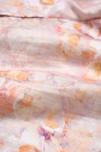 Nettie Pintuck High Waist Shorts in Dreaming Purple Blooms