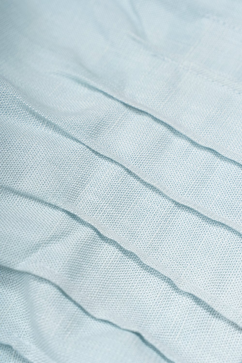 Beth Padded Removable Ribbon Pintuck Crop Top in Tiffany Blue