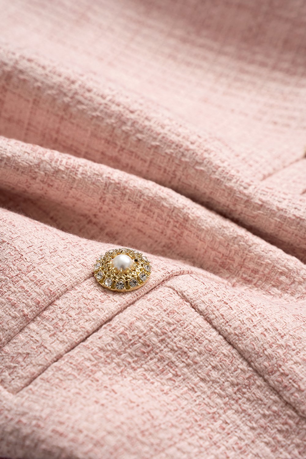 Leonor High Waist Shorts in Tea Rose