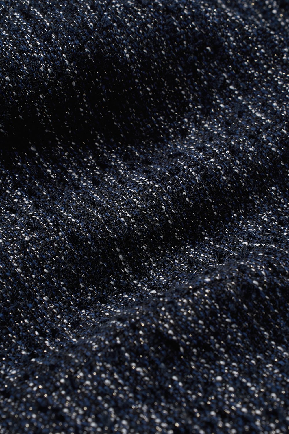 Liz Padded Contrast Maxi Dress in Midnight Blue