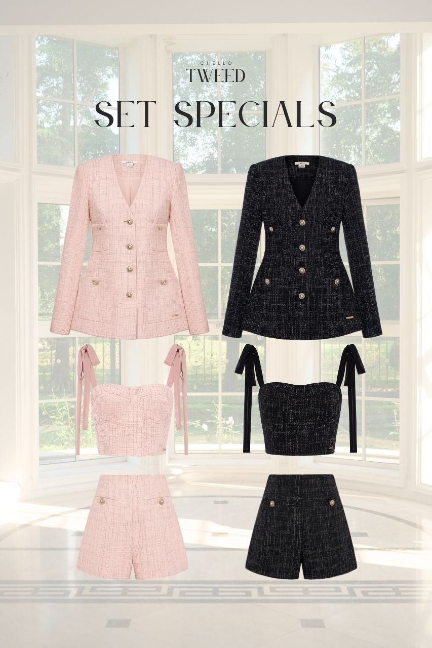 Sloane Blazer, Estelle Top and Leonor Shorts Set