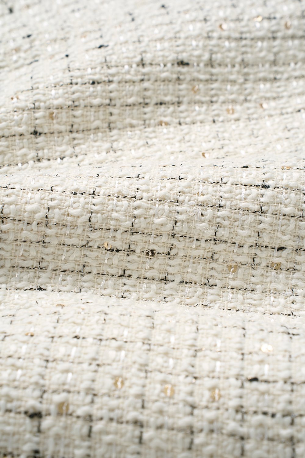 Vera Padded Flare Mini Dress in Cloud Dancer