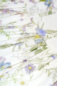 Dream Pleated Bust Soft Corset Mini Dress in Misty Prairie