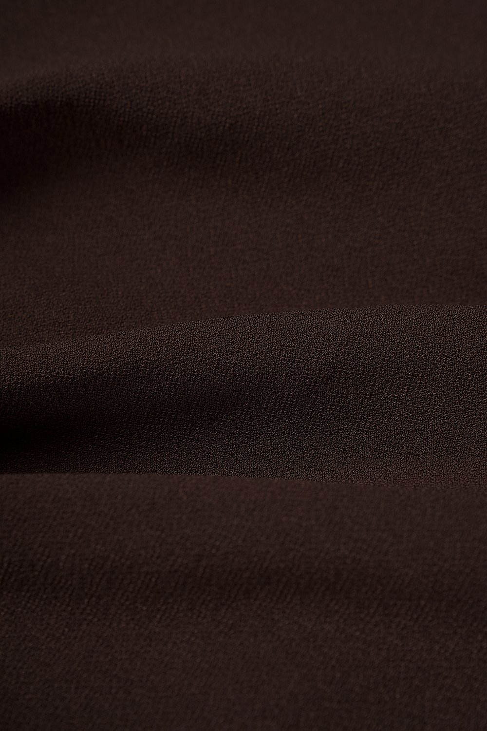 Edna Asymmetrical Ruched Pencil Skirt in Chocolate