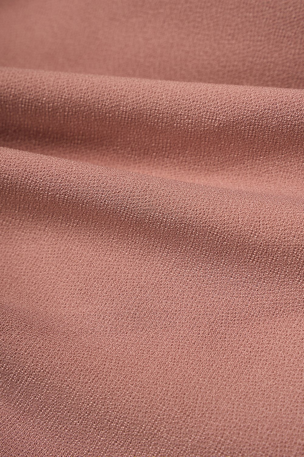 Edna Asymmetrical Ruched Pencil Skirt in Dusty Rose