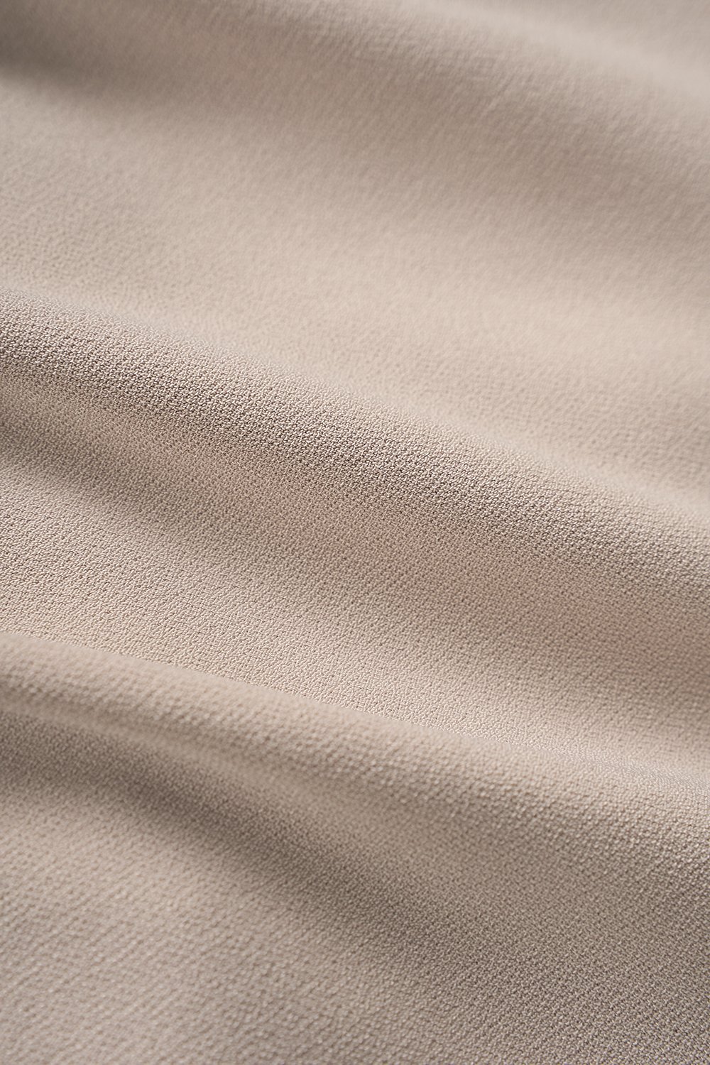 Edna Asymmetrical Ruched Pencil Skirt in Stone