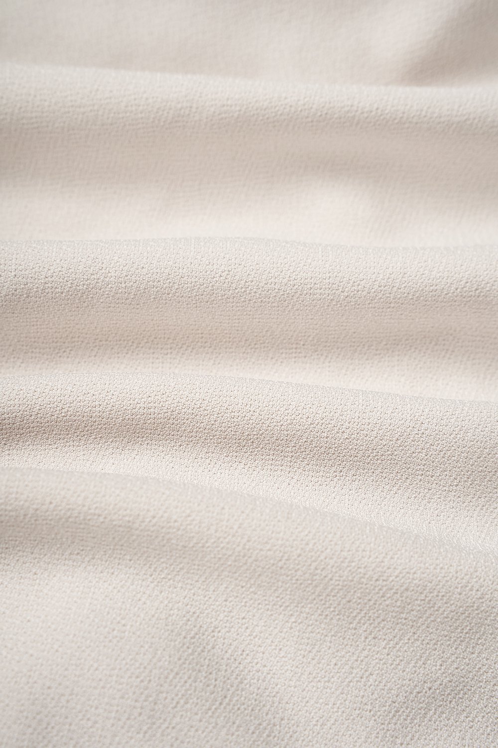 Gaia Padded Asymmetrical Ruched Midi Dress in Ivory