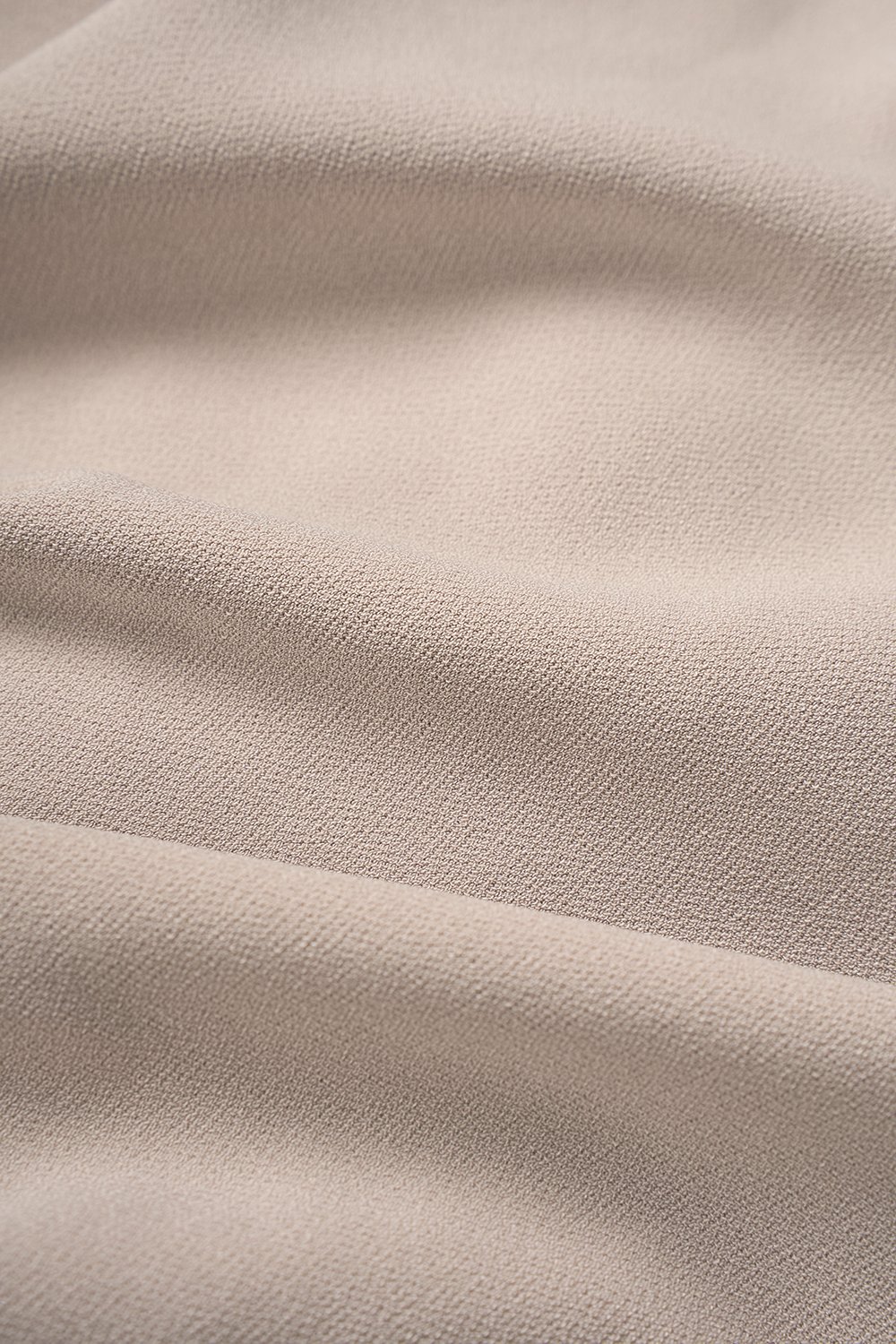 Gaia Padded Asymmetrical Ruched Midi Dress in Stone