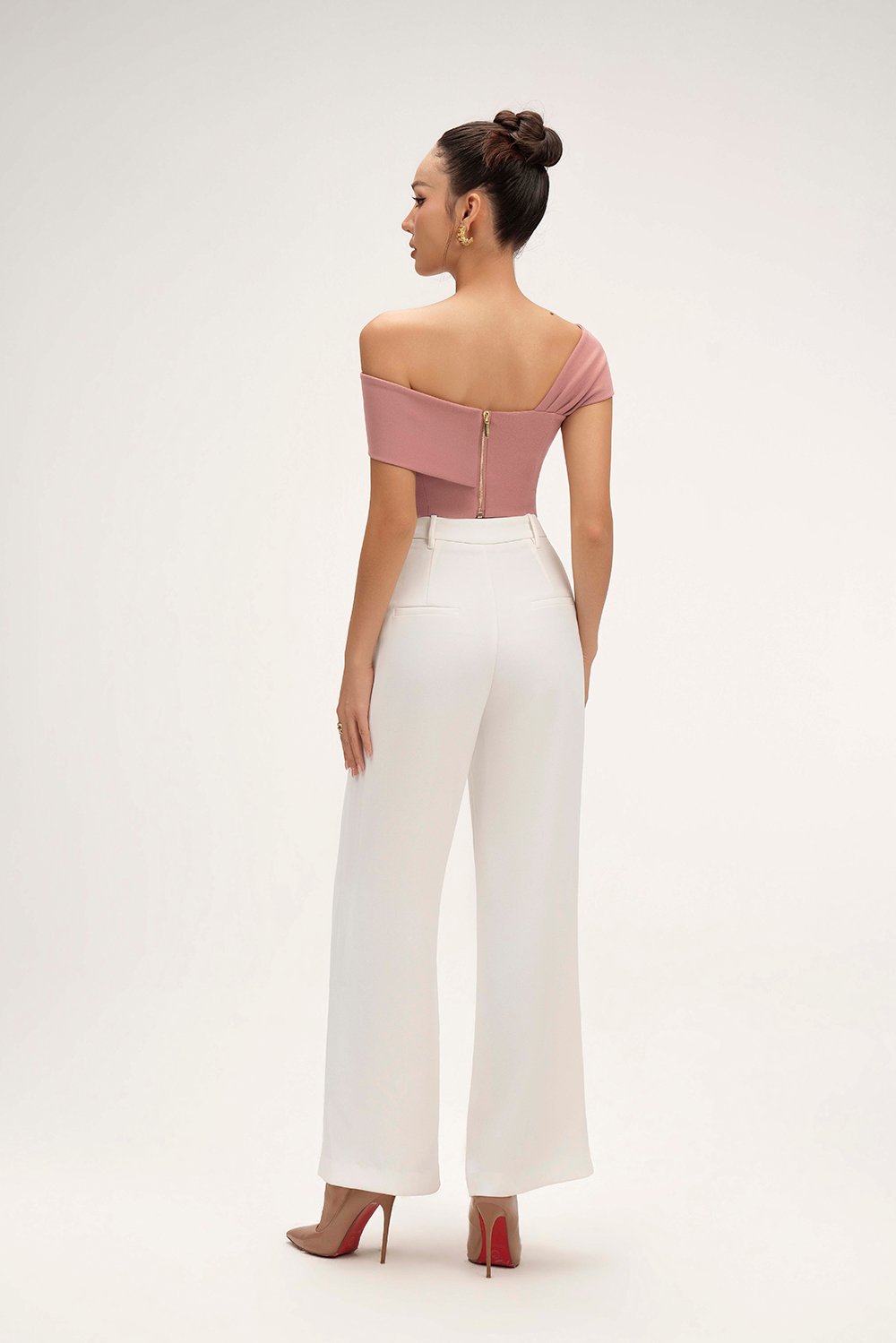 Laken Straight Pants in Iconic White