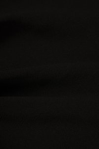 Edna Asymmetrical Ruched Pencil Skirt in Classic Black