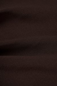 Edna Asymmetrical Ruched Pencil Skirt in Chocolate