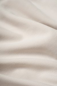 Edna Asymmetrical Ruched Pencil Skirt in Ivory