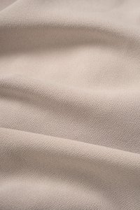 Gaia Padded Asymmetrical Ruched Midi Dress in Stone